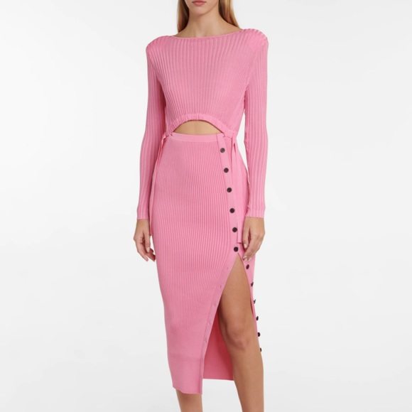 Self-Portrait Dresses & Skirts - Self-portrait ribbed midi dress
